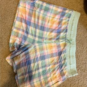 Little Sleepies Pastel Plaid Women's Cargo Shorts